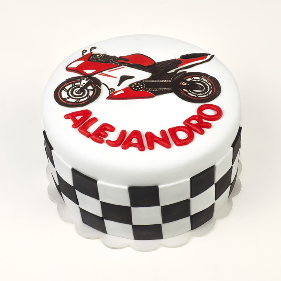 Torta Moto roja