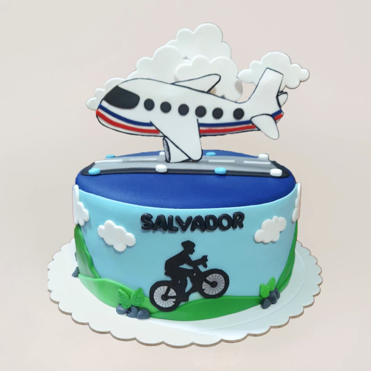 Torta de viajero aventurero