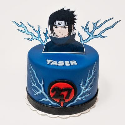 Torta Sasuke de Naruto