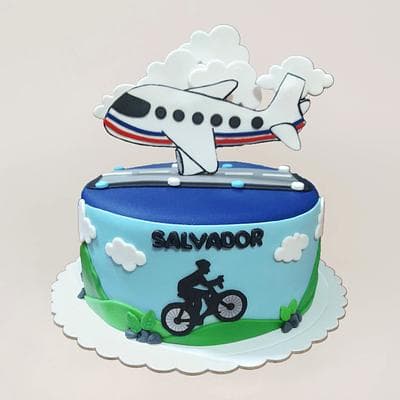 Torta de viajero aventurero